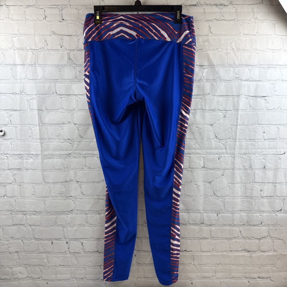 Buffalo Bills Zubaz Womans Leggings Size XL Royal Red & White - Picture 6 of 11